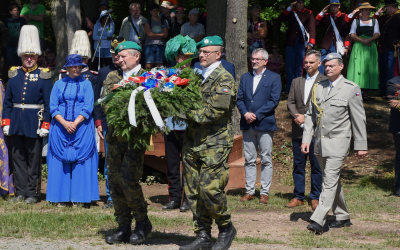 rtm. Václav Slavík, nrtm. Jiří Kadečka a pplk. Ing. Jaroslav Tesař