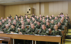 Zahájení kurzu na posluchárně Vojenské akademie Vyškov