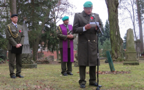 Projev ředitele Krajského vojenského velitelství plukovníka Tomáše Raka